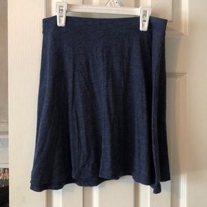 Dark navy Express peplum skirt